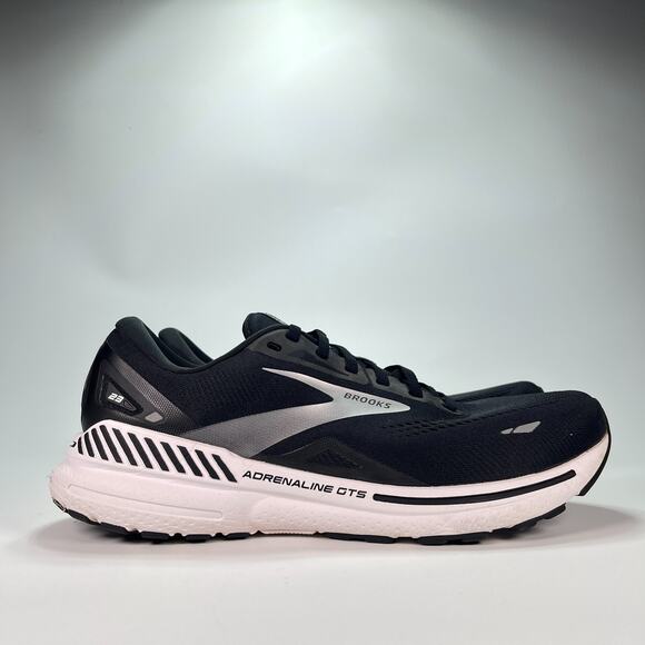 Brooks Adrenaline GTS 23 Black Running Shoes Sneaker 1103911D004 Men's Size 12 - Picture 1 of 10
